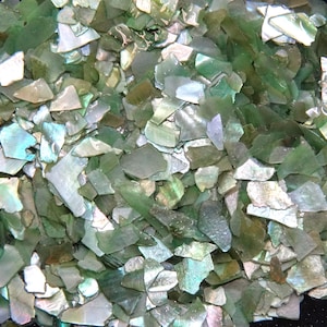 Salbei gefärbte Abalone Muschel Chips - Inlay Material für Ring Schmuck, Holzarbeiten, Kunsthandwerk