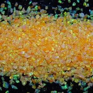 Crushed Opal - &quot;Lemon&quot; Opal  / Premium Inlay Material for Jewelry, Woodwork, Arts and Crafts