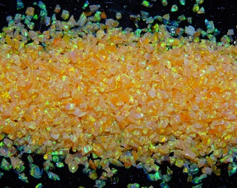 Lemon Crushed Opal: Jewelry & Wood Inlay Material
