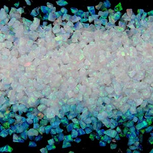 Crushed Opal - &quot;Green Ice&quot;  / Premium Inlay Material for Jewelry, Woodwork, Arts and Crafts