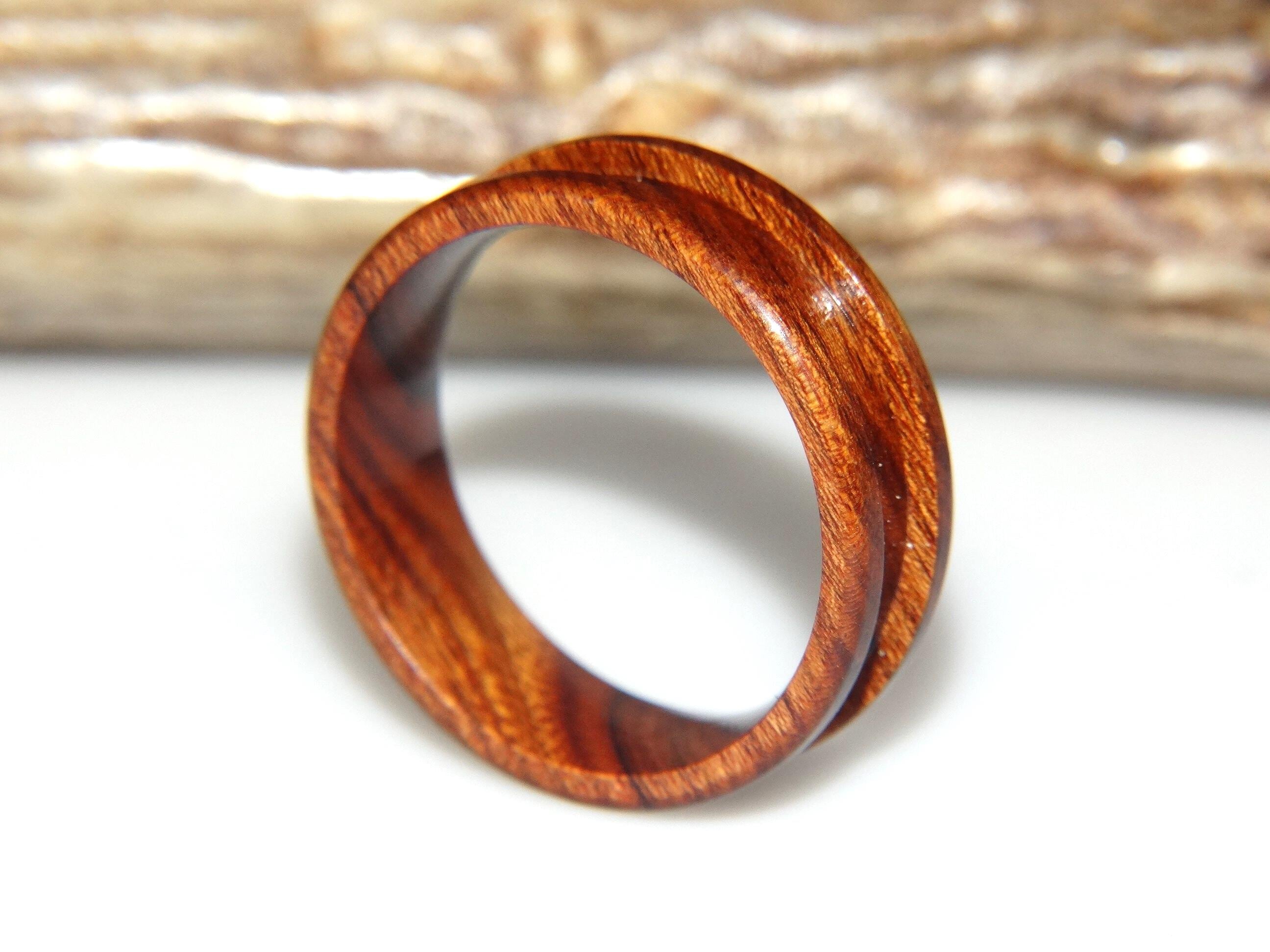 Ironwood Ring Blank for Inlay - Etsy