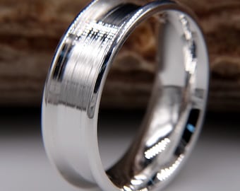 Sterling Silver Ring Blank for Inlay