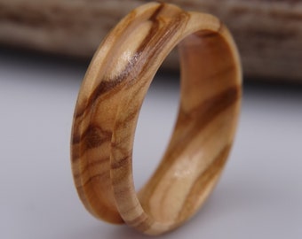 Olivewood Ring Blank for Inlay