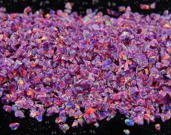 Opale broyée - « Mélange de lavande » - Matériaux d'incrustation de bijoux, Artisanat