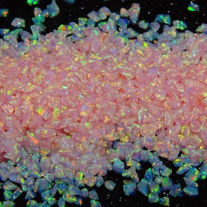 Crushed Opal - &quot;Rose Pink&quot;  / Premium Inlay Material for Jewelry, Woodwork, Arts and Crafts
