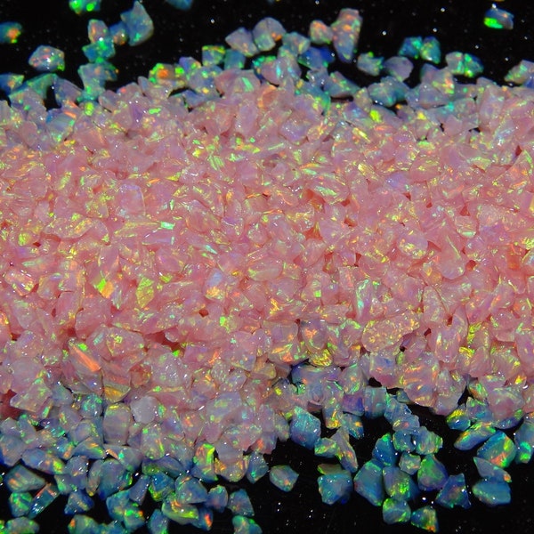 Crushed Opal - "Rose Pink"  / Premium Inlay Material for Jewelry, Woodwork, Arts and Crafts