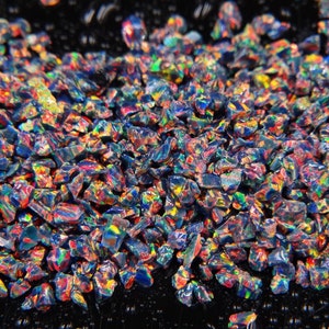 Crushed Opal - &quot;Rainbow Treasure&quot;  / Premium Inlay Material for Jewelry, Woodwork, Furniture, Crafts and Hobbies