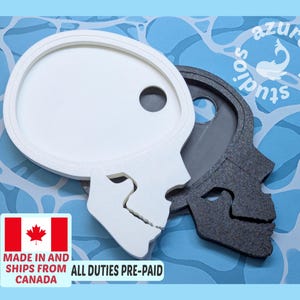 Skull Embroidery Hoop - 3D Printed