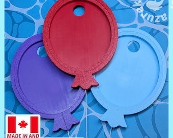 Balloon Embroidery / Fiber Arts Hoop - 3d Printed with Screw Closure
