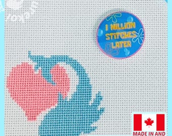 1 Million Stitches Later - Needle Minder for Cross Stitch and Embroidery