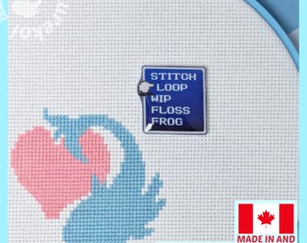 Fantasy Menu Needle Minder for Cross Stitch and Embroidery