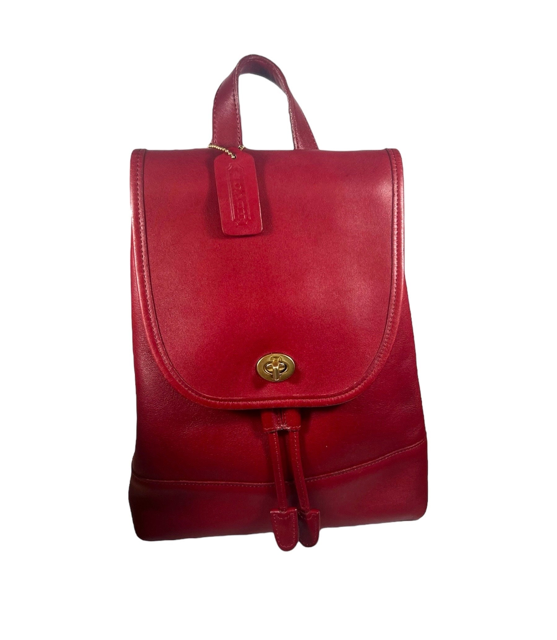 COACH Vintage Large Daypack Style #9791 RED RARE! - Etsy