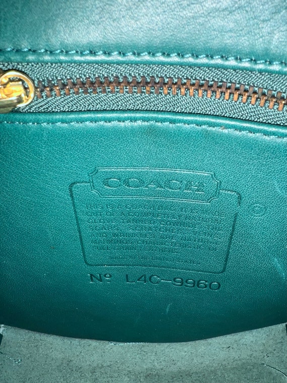 COACH Vintage Daypack Style #9960 JADE RARE! - image 7