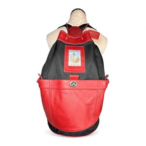 coach 692 backpack Vintage Red Coach Backpack
