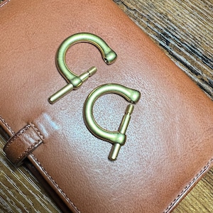 Ersättning för vintage D-ringar i mässing. Helt ny, exakt passform!!