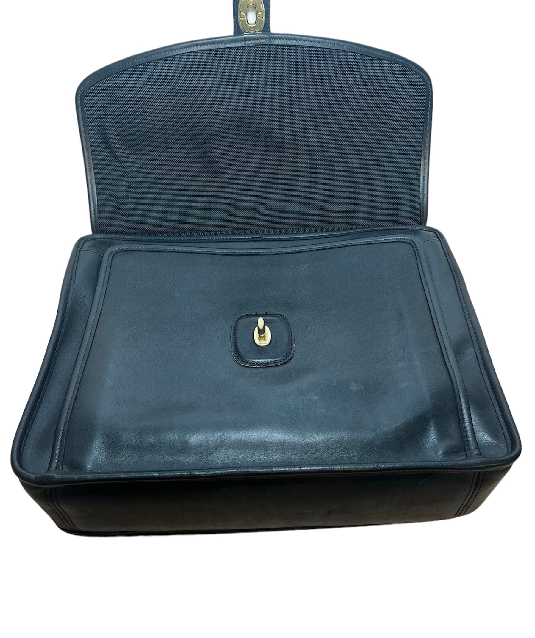 バッグ Old Coach Beekman Briefcase Shoulder Bag Vintage Coach Black Leather Beekman Briefcase Messenger Bag | eBay