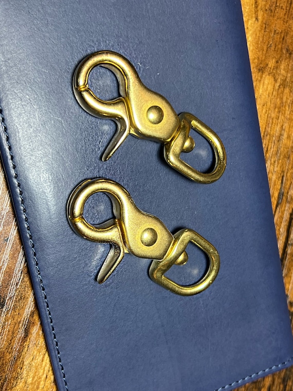 美品✨Vintage Coach Shoulder Bag Snap Hook Vintage Coach Bag Hardware Replacement: Brass Trigger Snaps (2PC