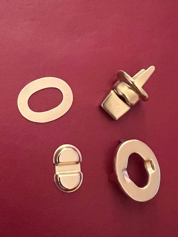 New Style (4PC) Turnlock Set Brass Replacement for Many Vintage