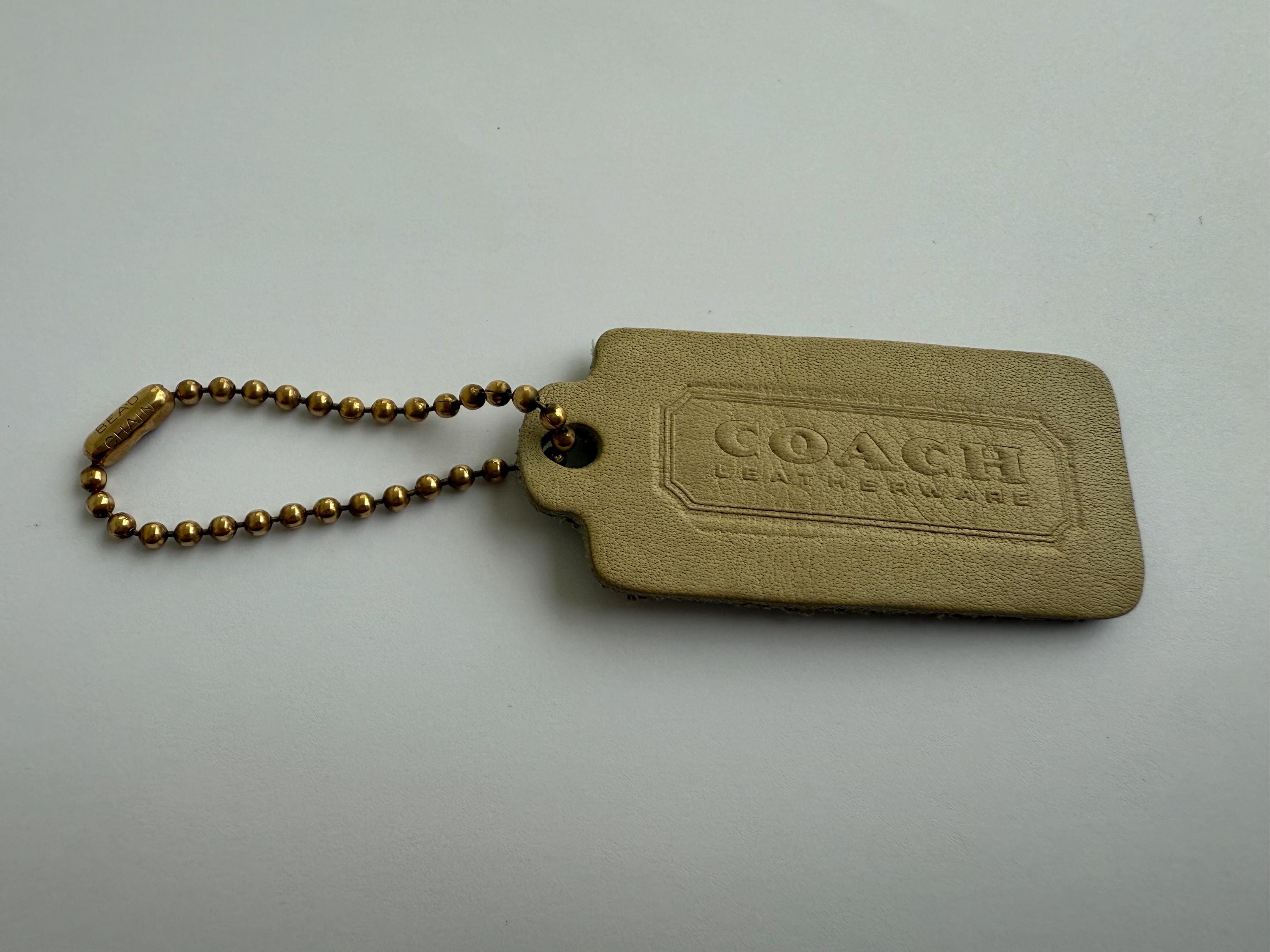 Vintage Coach Leatherware Hangtag Bone - Etsy