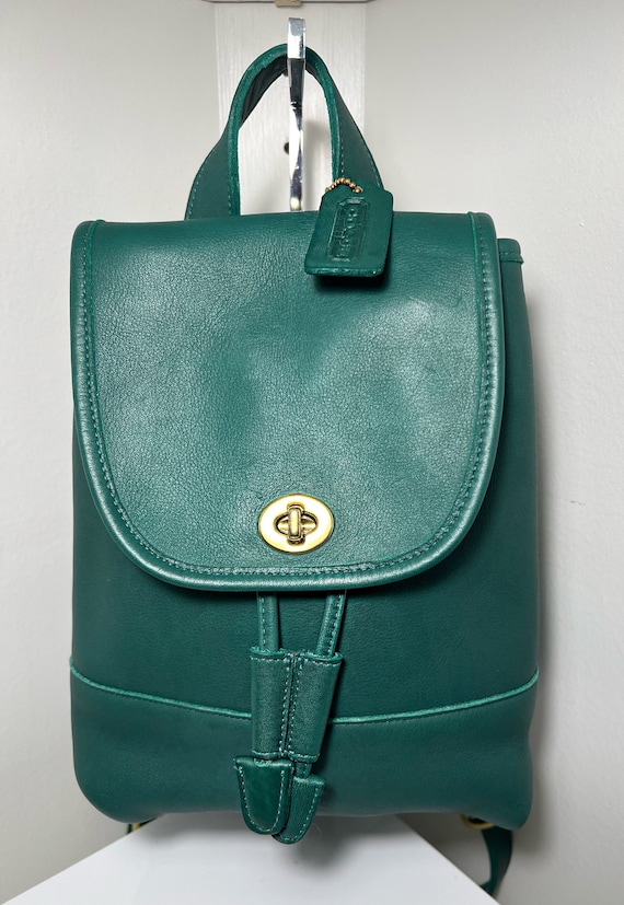 COACH Vintage Daypack Style #9960 JADE RARE!