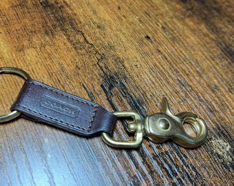 Vintage Coach Duffle Sac Key Fob - Etsy
