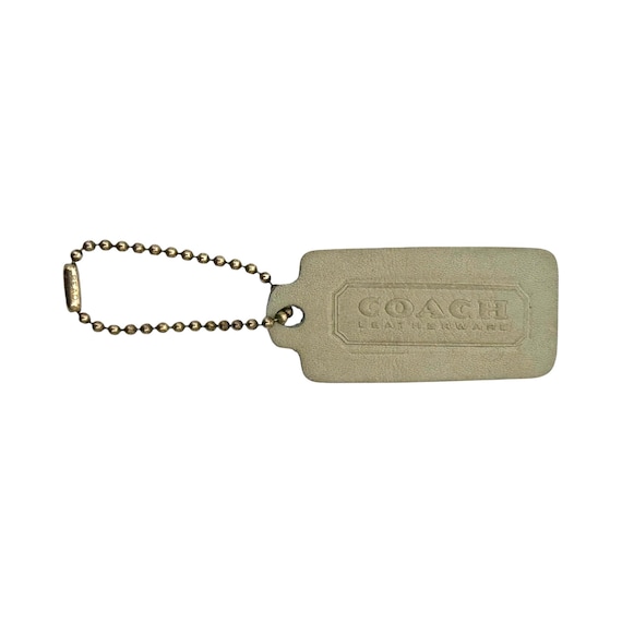 Vintage Coach Leatherware Hangtag Bone - Etsy