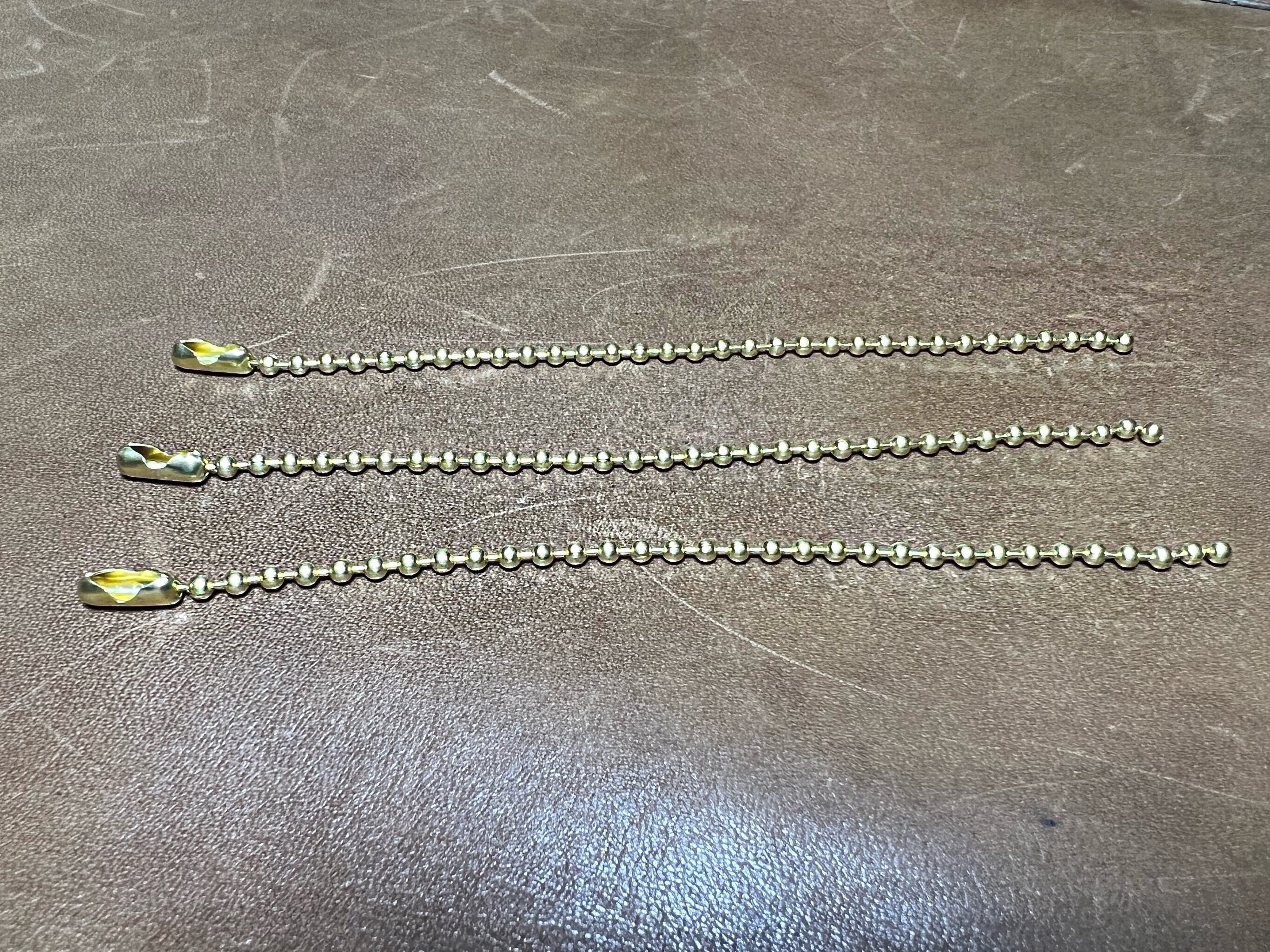 Replacement for COACH Brass Ball Chains. Fits Coach Hangtags BRAND NEW ...