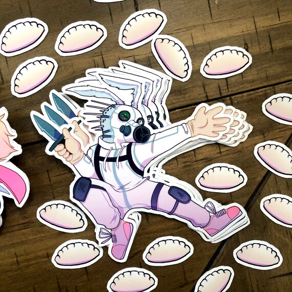 Dorohedoro Stickers Bunny Kaiman And Nikaido Etsy Dorohedoro Stickers Bunny Kaiman And Nikaido Etsy