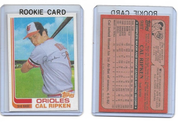 HOF 1982 Topps Traded Card 98T Cal Ripken JR Rookie RP Card -  Norway