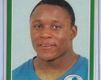 HOFF 1989 Score #257 Barry Sanders Detroit Lions Rookie Reprint Card