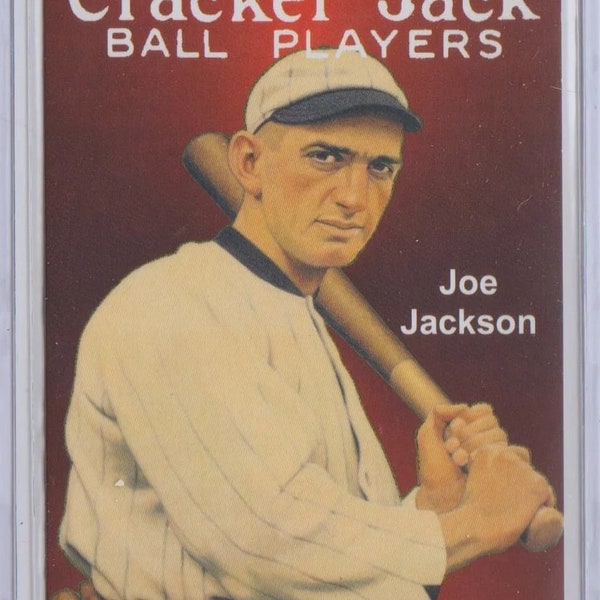 Shoeless JOE JACKSON Cracker Jack Vintage Style ACEO Card Baseball Greats-
