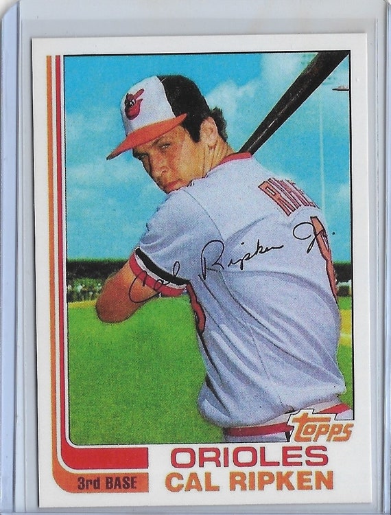 HOF 1982 Topps Traded Card 98T Cal Ripken JR Rookie RP Card - Etsy