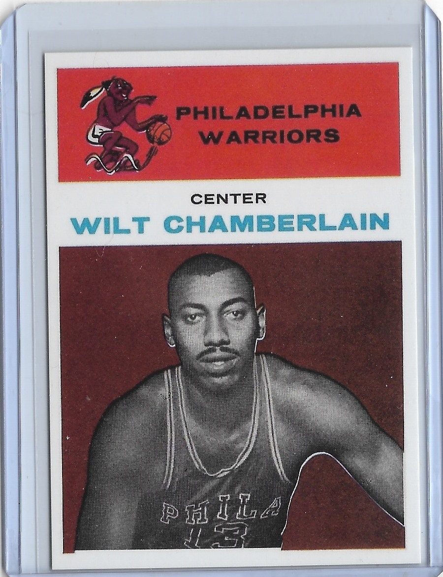 Vintage Philadelphia Warriors Wilt Chamberlain Road Tee