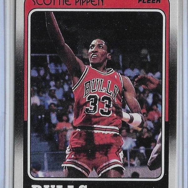 HOFBB  1988 Fleer #20 Scottie Pippen ROOKIE RP Card - Chicago Bulls