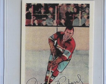 HC - 1952-53 PARKHURST #1 Maurice Richard Montreal Canadians NHL Hall of Fame 2nd Year Card