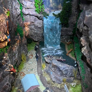 Book Nook Rock Climbing Adventure Diorama