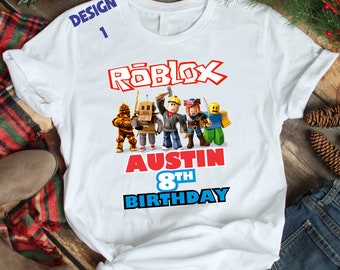 Roblox T Shirt Etsy - roblox t shirt etsy boys roblox t shirt roblox figure Roblox T Shirt Etsy - boys roblox t shirt roblox figure