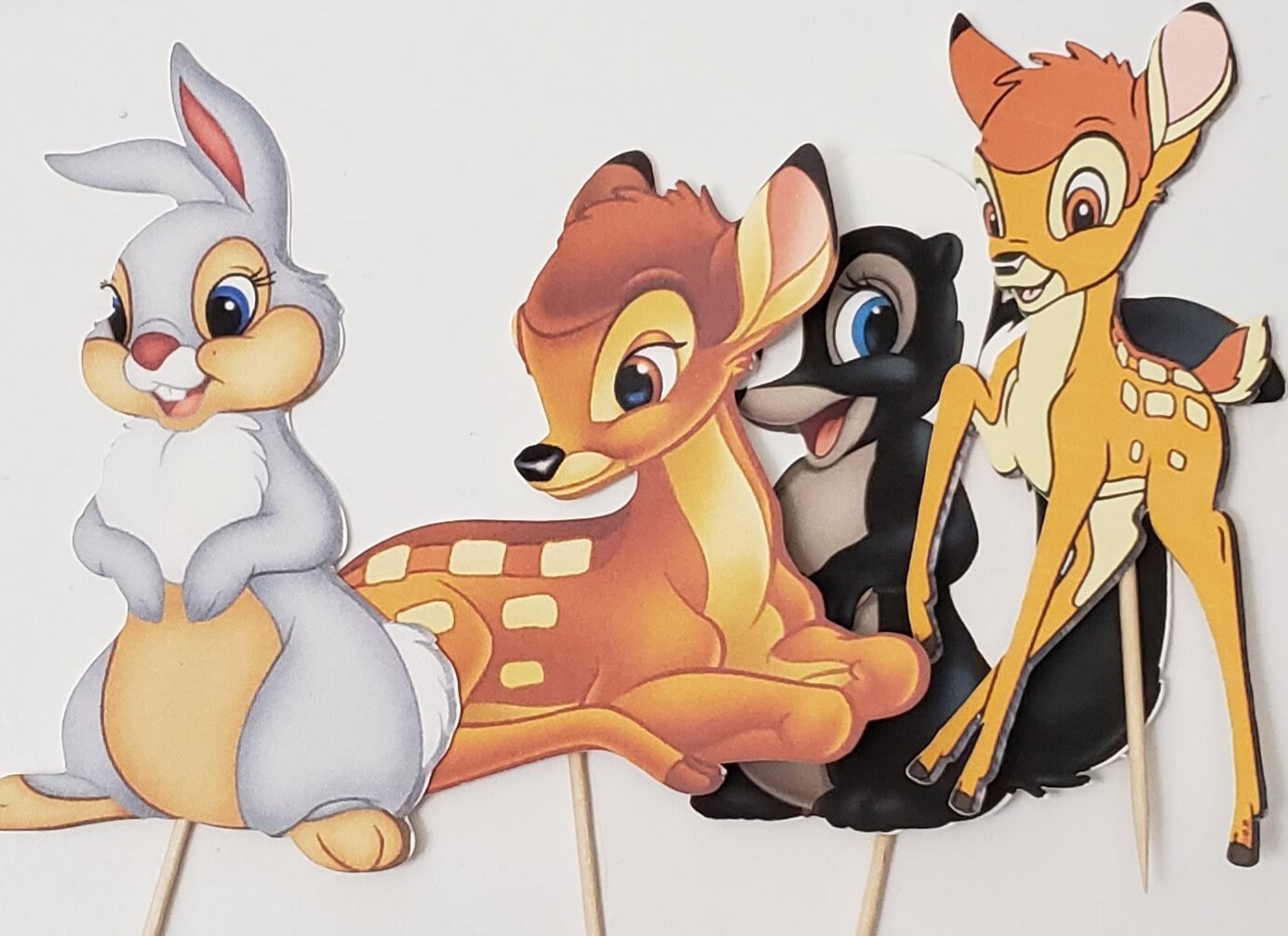 Bambi cake topper Centerpiece bambi and friend CUPCAKE Etsy