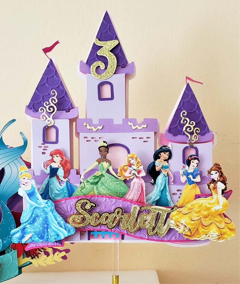 Mermaid Ariel Cake Topper Princess Ariel Birthday Mermaid