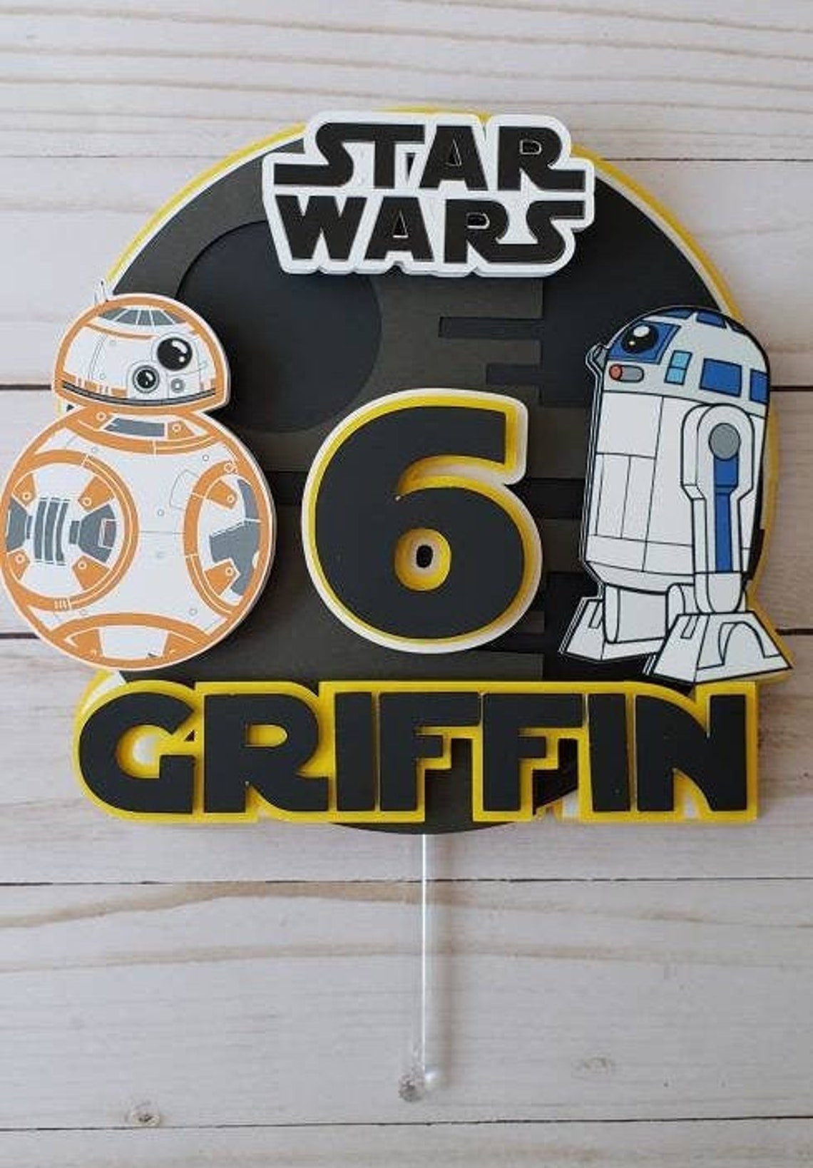 Star Wars Cake Topper Star Wars Birthday Star Wars | Etsy