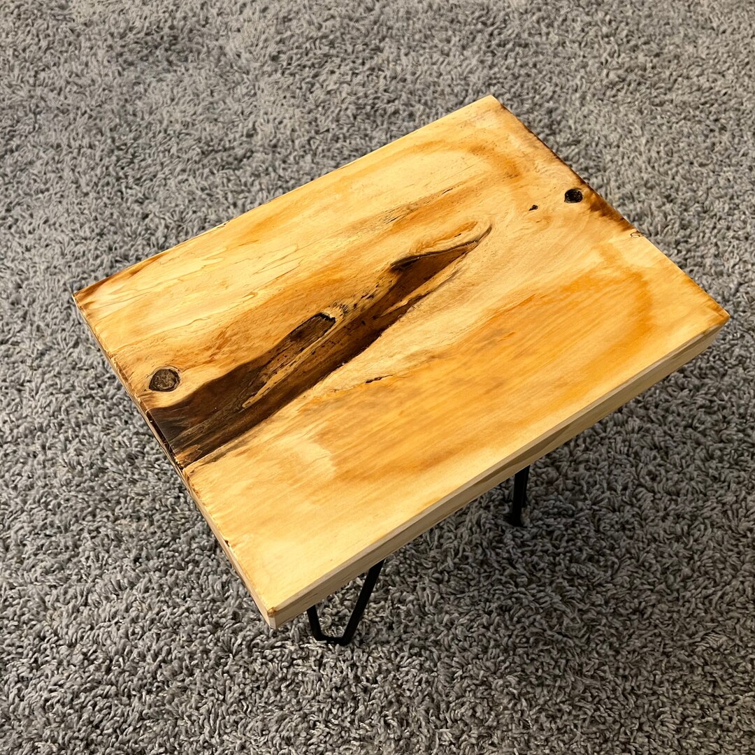 Epoxy Live End Table / Epoxy Table / Slice Wood Unique Mosaic / Side