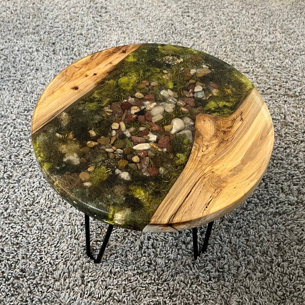 Round Epoxy Table Etsy