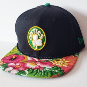 NBA Boston Celtics Custom Snapback: Flowers in the Jungle