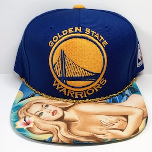 NBA Golden State Warriors Custom Snapback: Mermaid #2