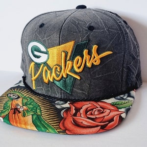 NFL Green Bay Packers Custom Snapback: Death Rose