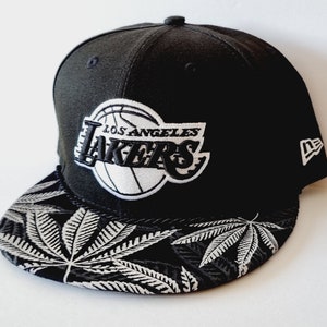 NBA Los Angeles Lakers Custom Snapback: Black Forest