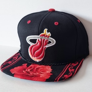 NBA Miami Heat Custom Snapback: Rose