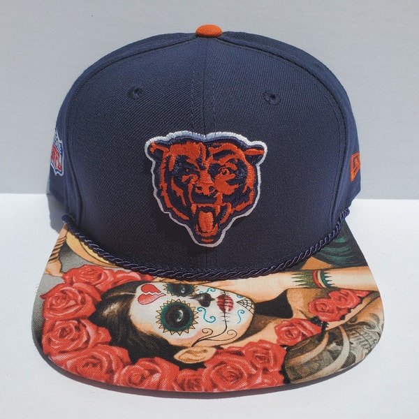 NFL Chicago Bears Custom Snapback: Rose Fields