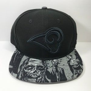 NFL Los Angeles Rams Custom Snapback: Zombie