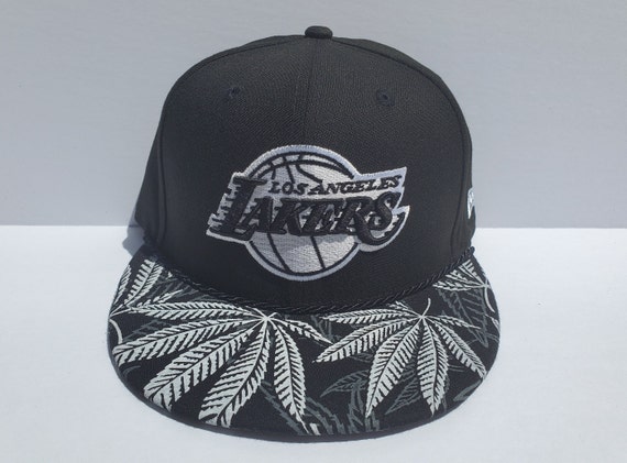 black lakers snapback
